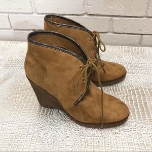 Anthropologie Vanessa Wu Wedge Booties